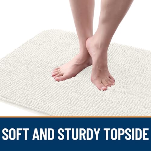 OLANLY Dog Door Mat for Muddy Paws 30x17, Super Absorbent Chenille Mud Mat - Image 4