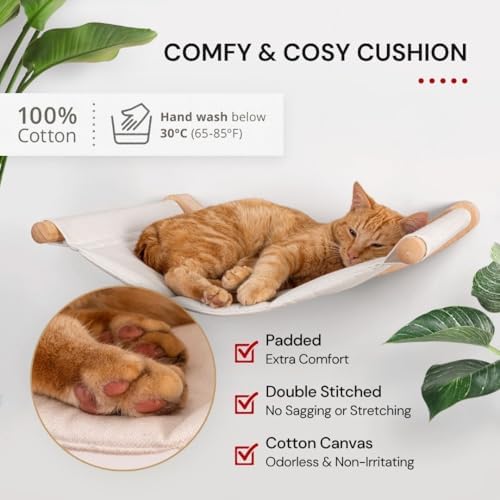 7 Ruby Road Cat Wall Hammock for Large Cats, Cat Wall Bed - Image 4