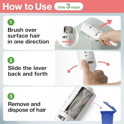 Necoichi Purrfection Neat & Easy Cat Hair Pet Hair Remover, Textured - Image 3