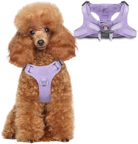 BARKBAY Small Dog Harness, No Pull Puppy Harness, Step-in Dog Vest by BARKBAY
