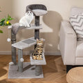 PETSITE 37-inch Small Cat Tree for Elder Cats, Modern Cat Tree Tower by PETSITE
