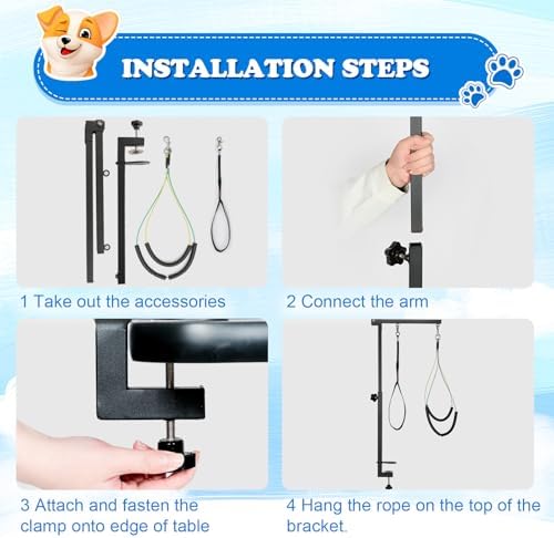 Breeze Touch Dog Grooming Table Arm - Image 6