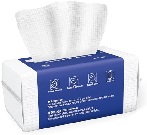 Ourmed Life Face Towels Disposable, Ultra Soft & Absorbent by ourmedlife
