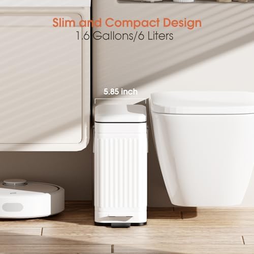 Small Trash Can with Lid, 1.6 Gal Dog Poop Trash Can - Image 2