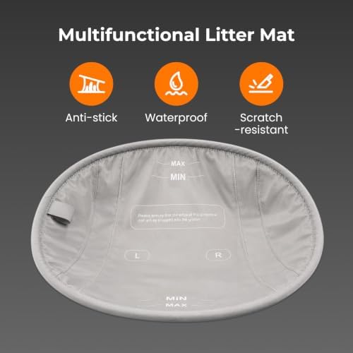 HHOLOVE Self Cleaning Litter Box, Open Top Automatic Litter Box, Safety Sensors - Image 2