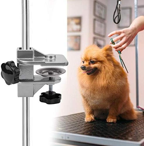Pet Grooming Table Arms Clamp, Metal Dog Cat Hair Dryer Clip Holder, H Bar - Image 3