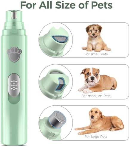 VIWIK Dog Nail Grinder, 2-Speed Rechargeable Dog Nail Trimmers - Image 2