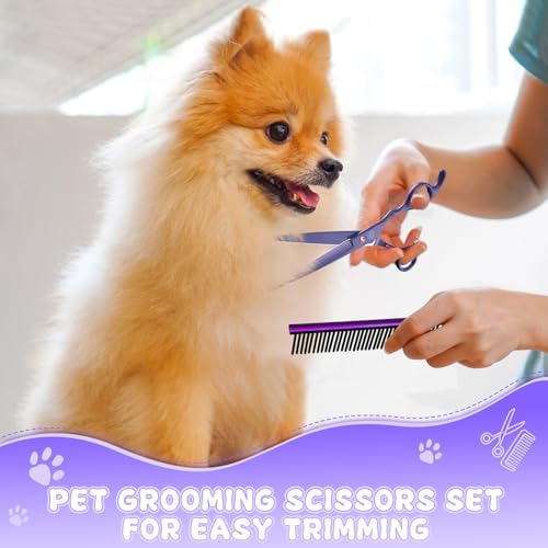 Moontay 7" Professional Dog Grooming Scissors Set of 5 - Image 2
