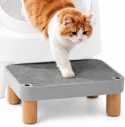 Litter Box Step, Litter Box Ramp/Catcher by Aothey