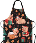 Gingham Plaid Kitchen Apron Bib Apron by Beabes
