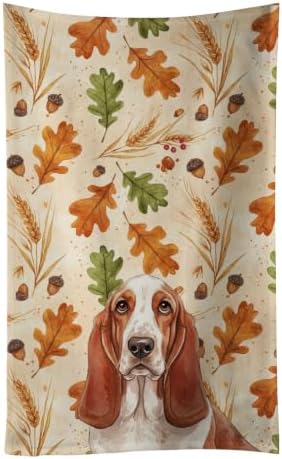 Caroline's Treasures Basset Hound Dogs Kitchen Towel 15x25 in by CarolinesTreasures