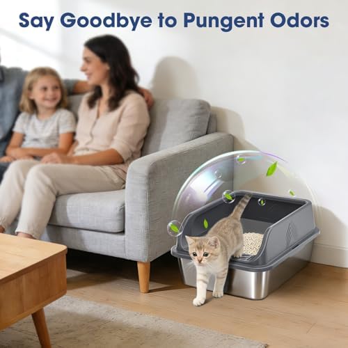 Small Stainless Steel Litter Box - Image 7