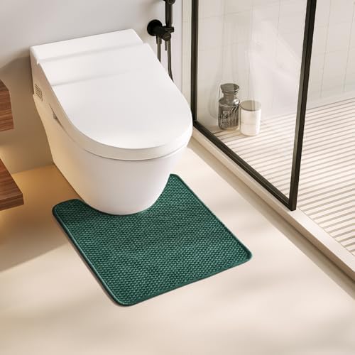 TYUU Toilet Rug, Thin Toilet Rugs U Shaped Washable Non Slip Absorbent Quick by TYUU