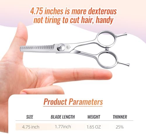 Dog Grooming Scissors: 4.75" Pet Thinning Shears Made Of Advanced Stainless - Image 4