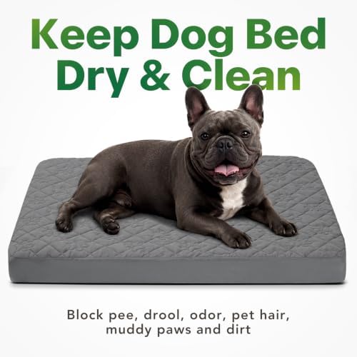 PAWFINITY Waterproof Dog Bed Cover Replacement, Fitted Sheet Washable - Image 2
