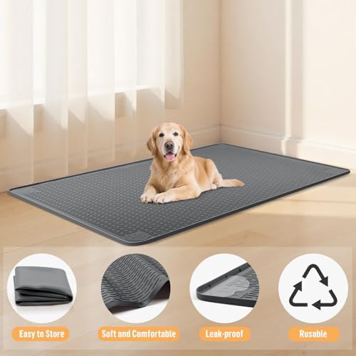 Silicone Dog Bed Mat 40"x 40" Crate Mat - Image 2