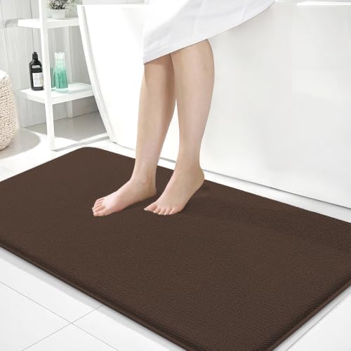 OLANLY Memory Foam Bathroom Runner Rugs 44x24, Absorbent Long Mat by OLANLY