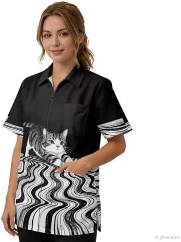 Men’s Pet Barber Jacket, Professional Design Water & Hair Proof - Image 7
