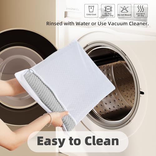 TYUU Small Bathroom Rugs, Non Slip Washable Bath Rugs Super Absorbent Bathroom - Image 5