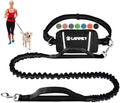 Hands Free Dog Leash, Waist Running Leash by LANNEY
