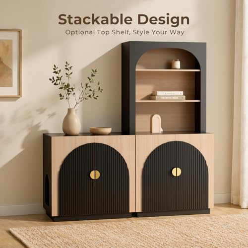 Amunrbrek Tall Cat Litter Box Enclosure - Image 5