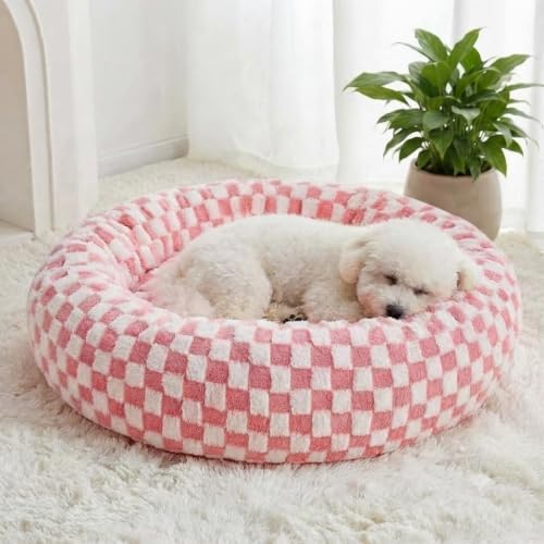 BFPETHOME Large Washable Cozy Donut Dog Beds by BFPETHOME