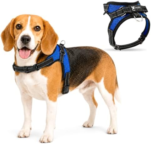 No Pull Reflective Adjustable Dog Harness by Copatchy