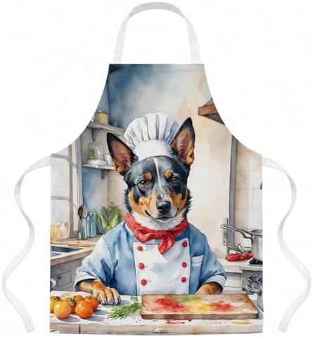 Caroline's Treasures Australian Cattle Dog The Chef Apron Cooking Kitchen by CarolinesTreasures