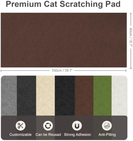 Cat Scratcher, 39.7x15.7” Cat Scratch Furniture Protector - Image 2