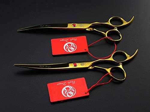 Purple Dragon 7.0 inch Dog Grooming Scissors Set - Image 6