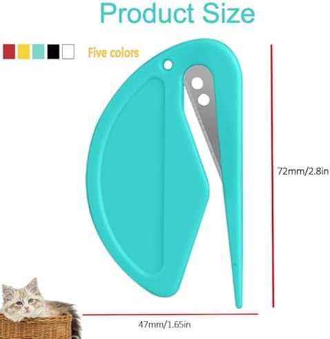 5pcs Pet Knot Opener Knotting Comb Removal Dematting Hair Flea Brush Shedding - Image 2