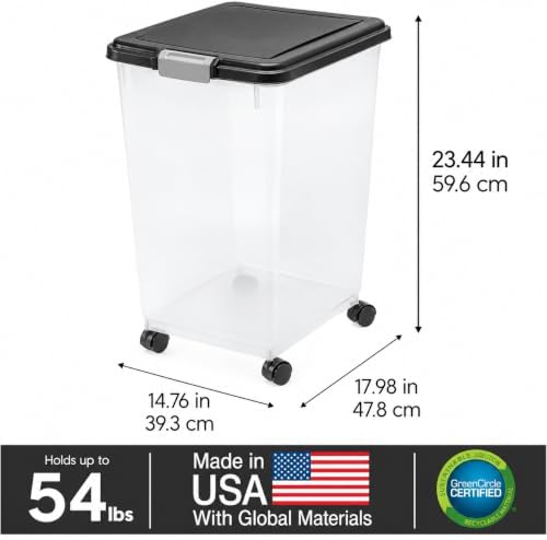 IRIS USA Dog Food Storage Container, Made in USA - Image 3