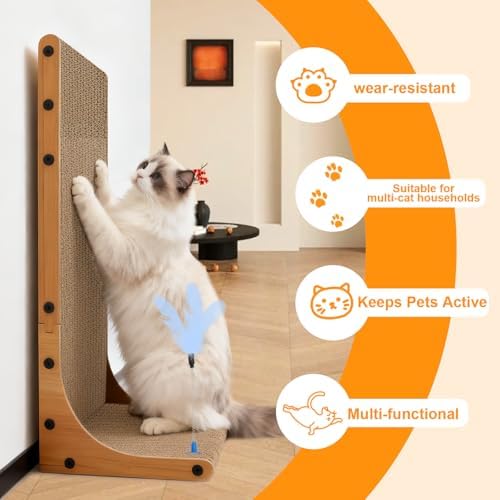 Goosheep Cat Scratching Post, 3-in1 Cat Scratcher - Image 6