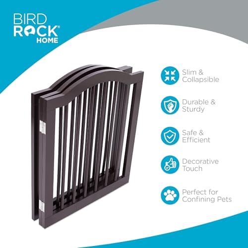 INTERNET'S BEST Arched Top Dog Gate | 3 Panel, and Porch | Portable, Extra Wide - Image 3