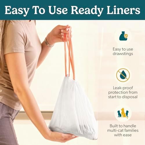 PetCove Cat Litter Box Liners LitterWrap Cat Litter Bags - Image 3