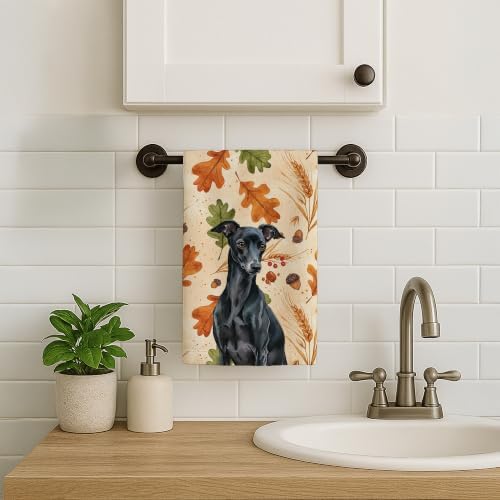 Caroline's Treasures Italian Greyhound Dogs Kitchen Towel 15x25 in - Image 2