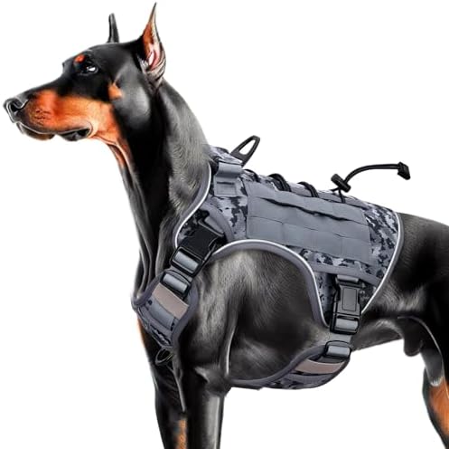Heavy-Duty Tactical Dog Harness by Bruvoalon