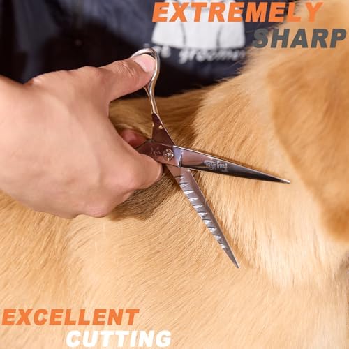High-end Professional Dog Grooming Scissors Pet Grooming Shears 7 Inches - Image 6