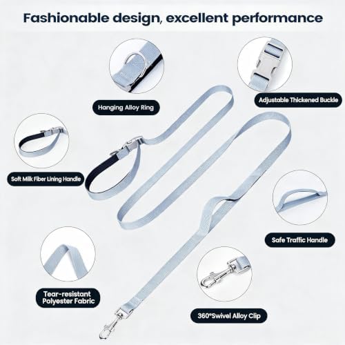 Hands Free Dog Leash, Crossbody Waist Dog Leash, Small Medium Dog Walking - Image 2