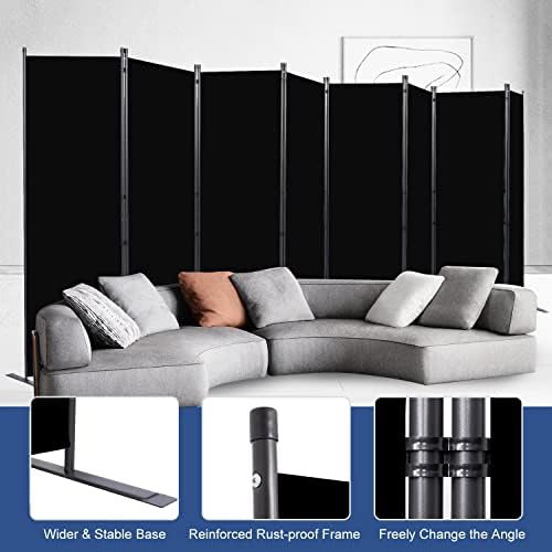 8 Panel Wide Room Divider Wall Screen - Image 3