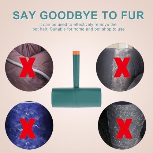 PRETYZOOM Cat Hair Cleaner Portable PET Brush, ABS - Image 7