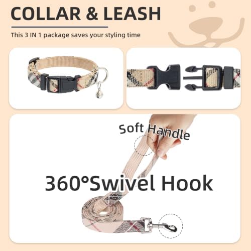 PUPTECK Adjustable Pet Harness Collar &Leash Set Step in - Image 4