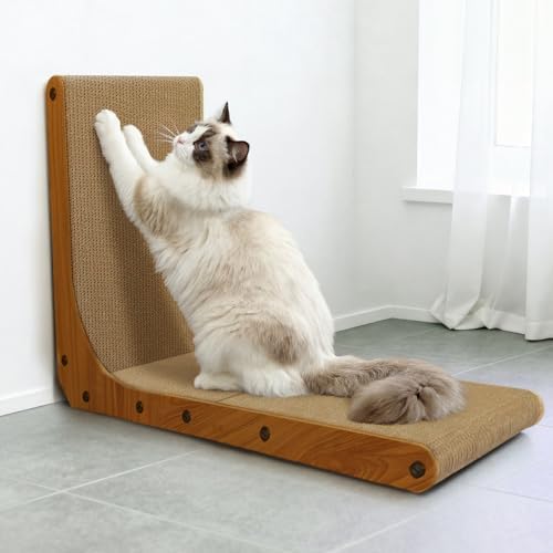 Cat Scratcher, L-Shaped Cat Scratching Pad, 23 Inch - Image 7