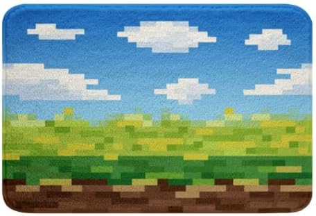 Manfei Pixelated Bath Mats, 20Wx32L Inches - Image 3