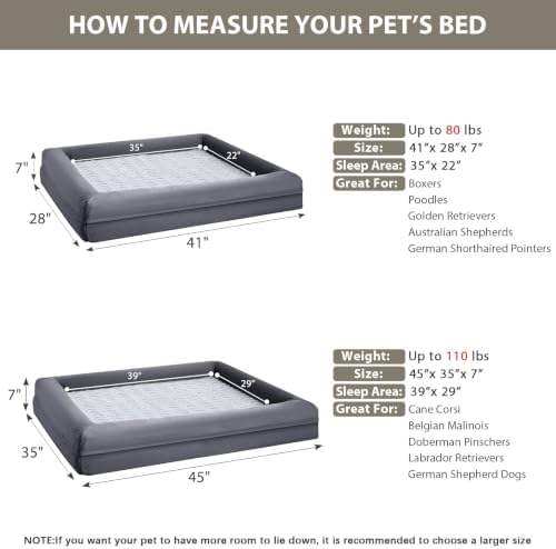 WNPETHOME XL Extra Large Orthopedic - Image 5