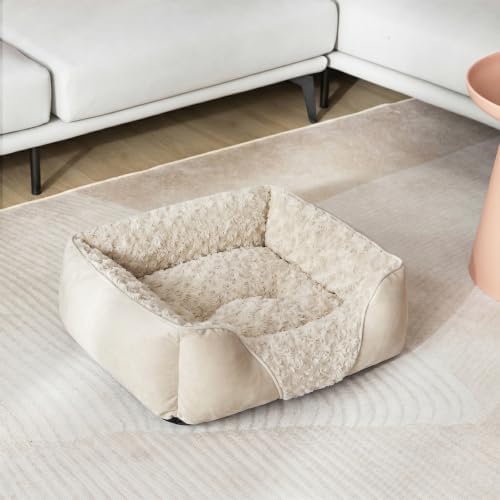 INVENHO Small Dog Bed Rectangle Washable Orthopedic Soft Calming Sleeping - Image 6