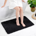 Disolla Black Bathroom Rugs 24x36, Non-Slip Plush Thick Bath Mat by Disolla