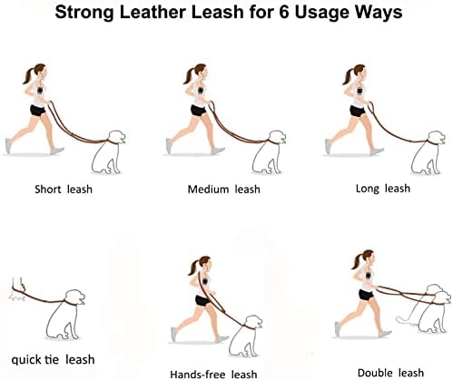 Guiding Star 8ft Leather Dog Leash - Image 3