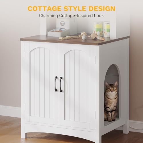 DWVO 70.8in Large Hidden Cat Litter Box Furniture - Image 6