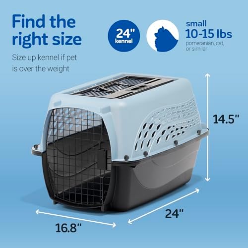 Petmate Dog Crate for Small Dogs and Cat Carrier, Pearl Tan - Image 6